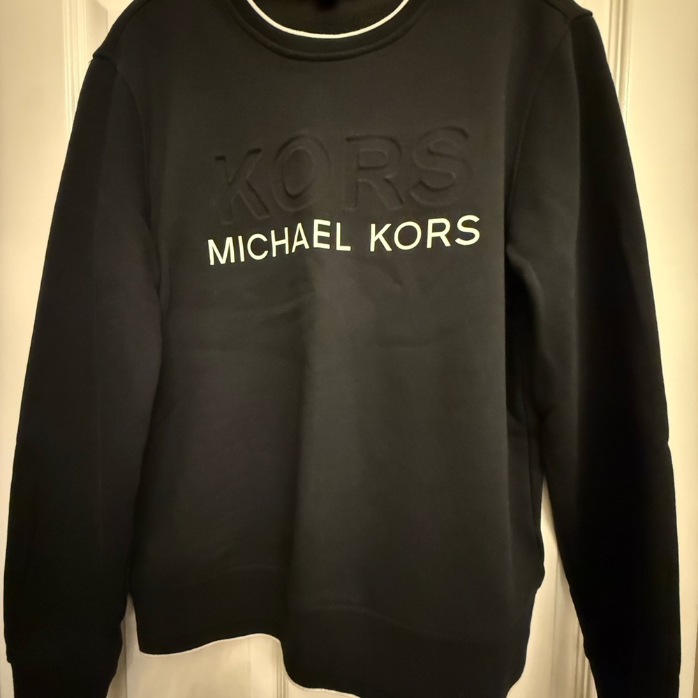 Michael Kors Black Crewneck Sweater for Men
